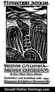 Click here to see the details of the Juried 15th Annual BC Artists Exhibition held at the Vancouver Art Gallery where Dr. DM Flather had 2 paintings exhibited