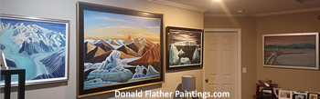 Click to see a larger picture of Dr. DM Flather's art gallery location