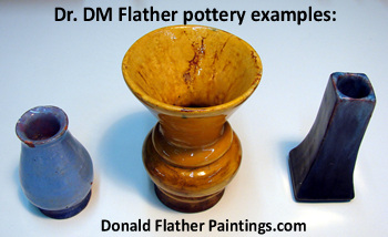Some examples of DM Flather's ceramics