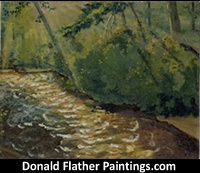 Click here for a larger image of this original oil landscape painting to save for custom picture framing options