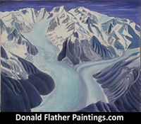 Click here for a larger image of this original oil landscape painting to save for custom picture framing options